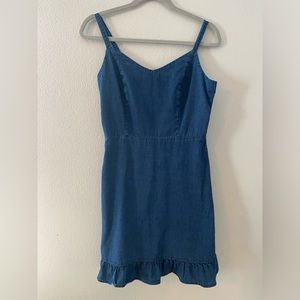 Old navy dark blue denim dress M